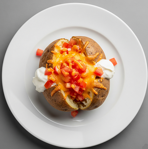 Baked Potato With One Filling 