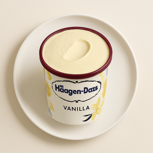 Large Tub Ice Cream Haagen Daz 