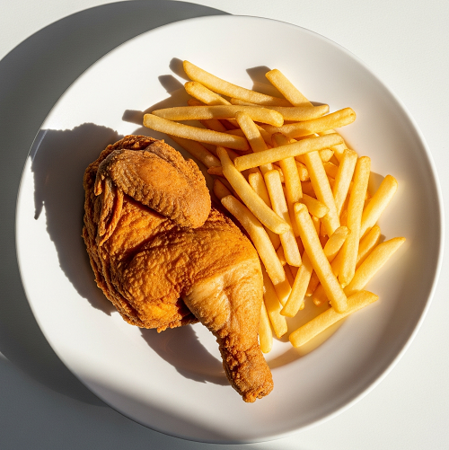 1/2 Chicken In Batter 