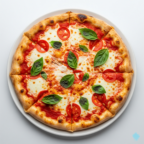 Fresh Tomato & Garlic Pizza 